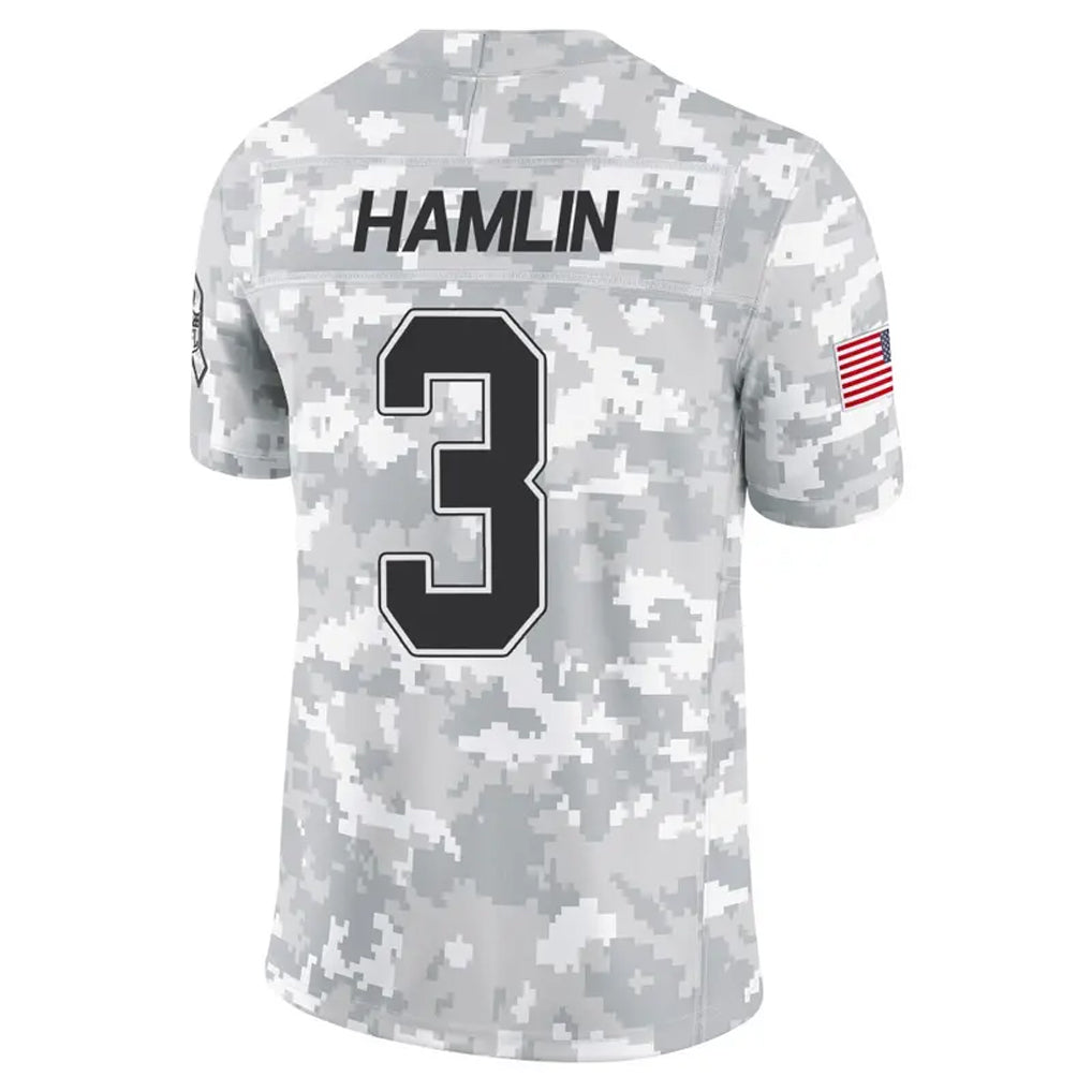 tocy B.Bills #3 Damar Hamlin Player Arctic Camo Salute to Service Limited Stitched Jerseys