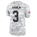 tocy B.Bills #3 Damar Hamlin Player Arctic Camo Salute to Service Limited Stitched Jerseys