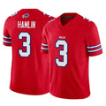 tocy B.Bills #3 Damar Hamlin Player Red Vapor F.U.S.E. Jersey Limited Home Game Stitched Jerseys