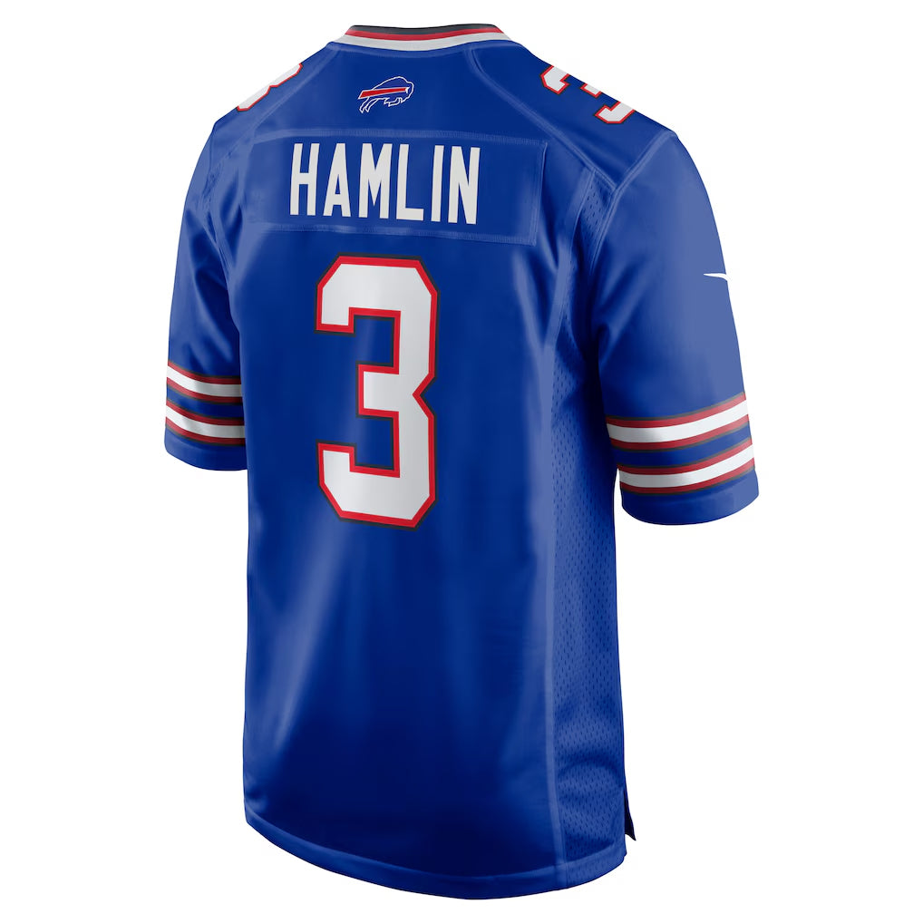 tocy B.Bills #3 Damar Hamlin Player Royal Home Game Stitched Jerseys