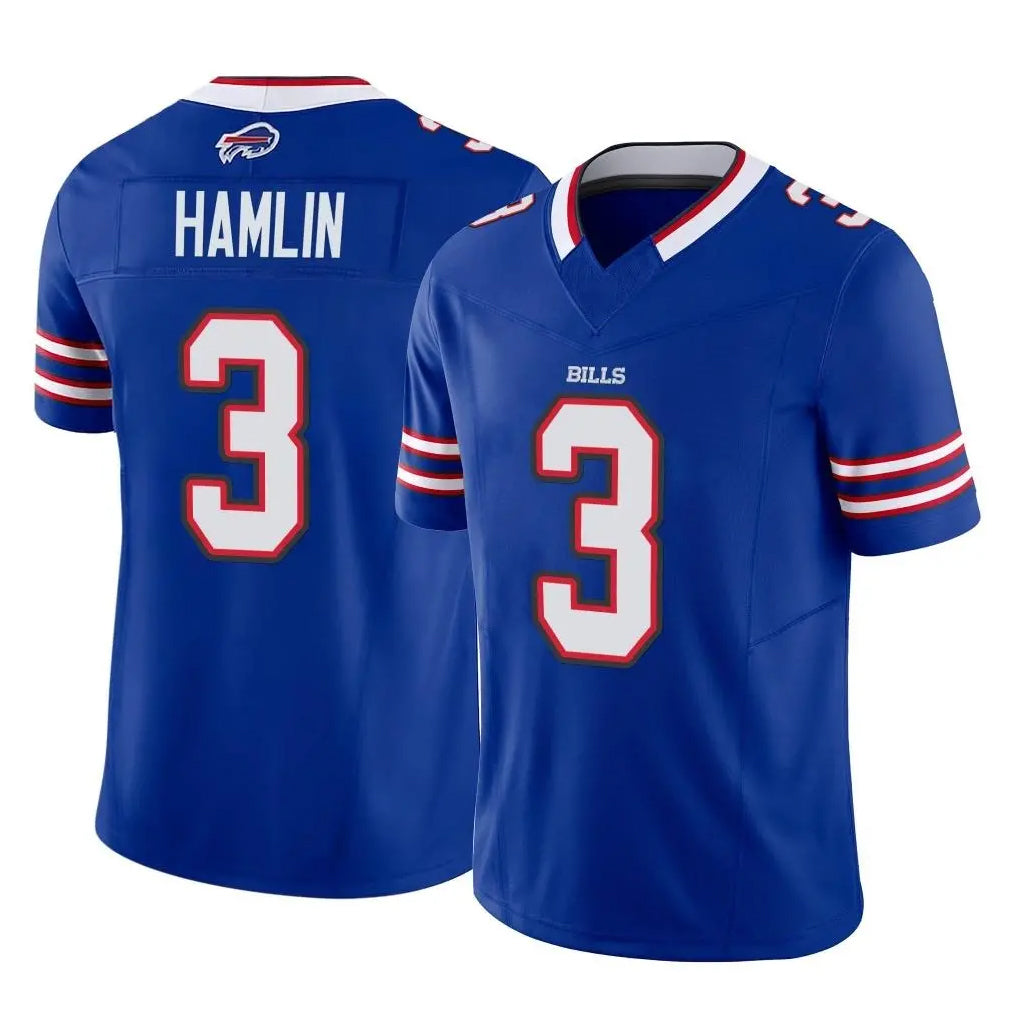 tocy B.Bills #3 Damar Hamlin Player Royal Vapor F.U.S.E. Limited Home Game Stitched Jerseys