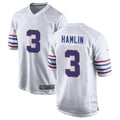 tocy B.Bills #3 Damar Hamlin Player White Alternate Game Stitched Jerseys