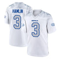 tocy B.Bills #3 Damar Hamlin Player White Rivalries Collection Home Game Stitched Jerseys