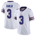 tocy B.Bills #3 Damar Hamlin Player White Vapor Untouchable Limited Stitched Jerseys