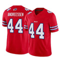 tocy B.Bills #44 Joe Andreessen Player Red Vapor F.U.S.E. Limited Home Game Stitched Jerseys