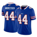 tocy B.Bills #44 Joe Andreessen Player Royal Vapor F.U.S.E. Limited Home Game Stitched Jerseys