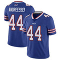 tocy B.Bills #44 Joe Andreessen Player Royal Vapor Untouchable Limited Stitched Jerseys