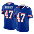 tocy B.Bills #47 Christian Benford Player Royal Vapor F.U.S.E. Limited Home Game Stitched Jerseys