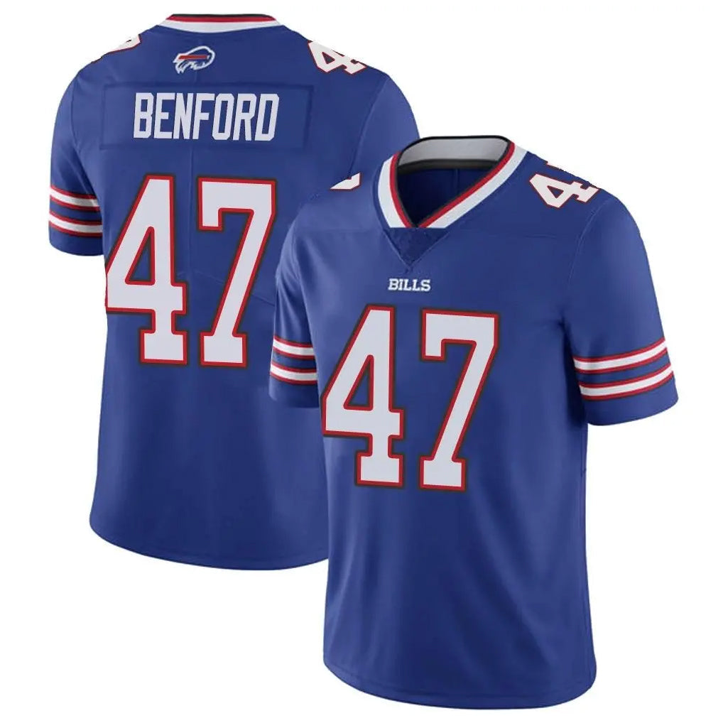 tocy B.Bills #47 Christian Benford Player Royal Vapor Untouchable Limited Stitched Jerseys