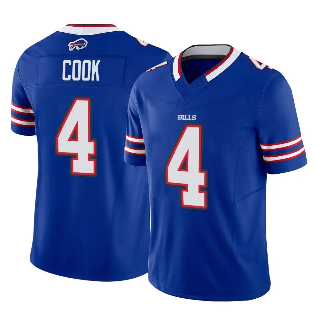 tocy B.Bills #4 James Cook III Player Royal Vapor F.U.S.E. Limited Home Game Stitched Jerseys