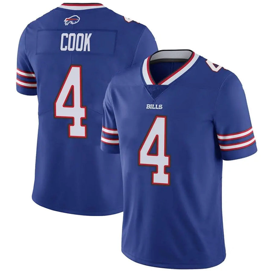 tocy B.Bills #4 James Cook Player Royal Vapor F.U.S.E. Limited  Stitched Jerseys