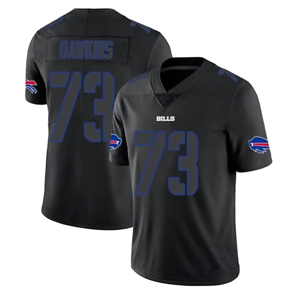 tocy B.Bills #73 Dion Dawkins Player Black Impact Limited Stitched Jerseys