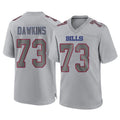 tocy B.Bills #73 Dion Dawkins Player Gray Fashion Home Game Stitched Jerseys