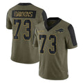 tocy B.Bills #73 Dion Dawkins Player Olive Salute To Service Limited Home Stitched Jerseys