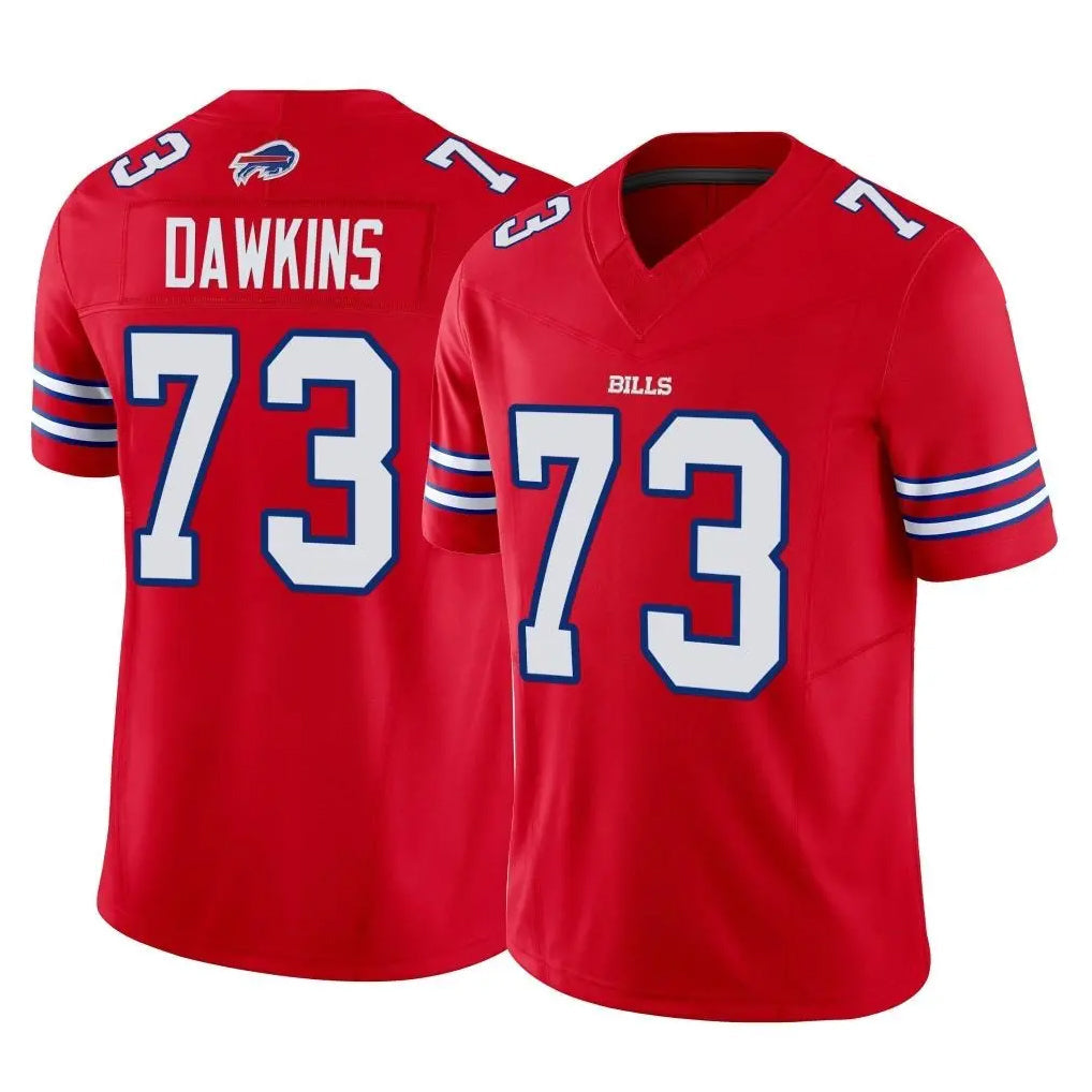 tocy B.Bills #73 Dion Dawkins Player Red Vapor F.U.S.E. Limited Stitched Jerseys