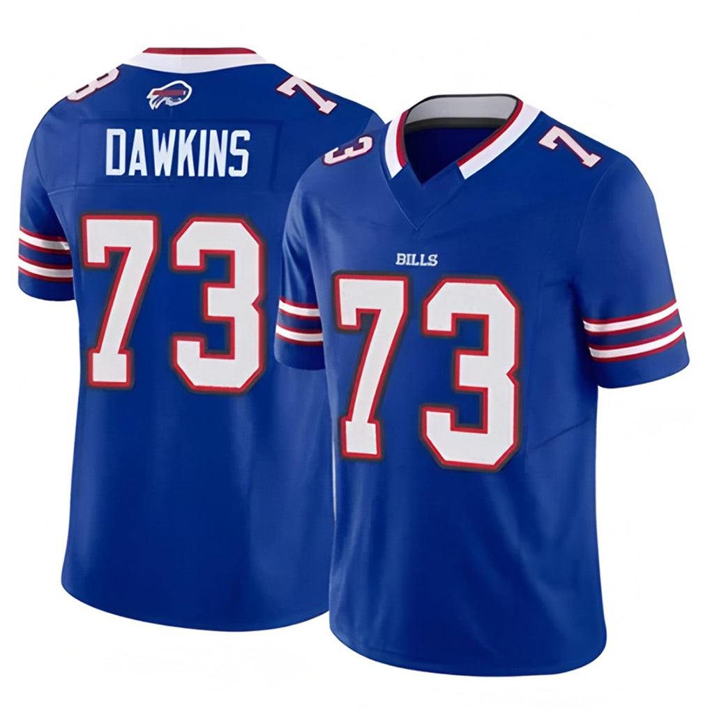 tocy B.Bills #73 Dion Dawkins Player Royal Vapor F.U.S.E. Limited Stitched Jerseys