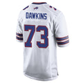 tocy B.Bills #73 Dion Dawkins Player White Home Game Stitched Jerseys