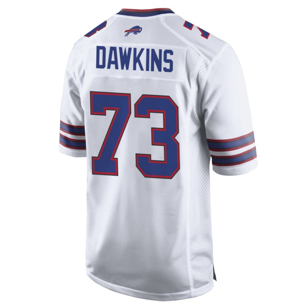 tocy B.Bills #73 Dion Dawkins Player White Home Game Stitched Jerseys