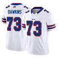 tocy B.Bills #73 Dion Dawkins Player White Vapor F.U.S.E. Limited Home Game Stitched Jerseys