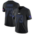 tocy B.Bills #73 Dion Dawkins Player Black Limited Stitched Jerseys