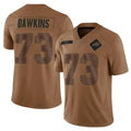 tocy B.Bills #73 Dion Dawkins Player Brown Salute To Service Limited  Stitched Jerseys