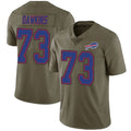tocy B.Bills #73 Dion Dawkins Player Olive Salute To Service Limited  Stitched Jerseys