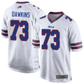 tocy B.Bills #73 Dion Dawkins Player White Home Game  Stitched Jerseys
