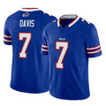 tocy B.Bills #7 Ray Davis Player Royal Vapor F.U.S.E. Limited Game Stitched Jerseys