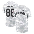 tocy B.Bills #86 Dalton Kincaid Player Arctic Camo Salute to Service T-Shirt Hoodies Stitched Jerseys