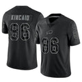 tocy B.Bills #86 Dalton Kincaid Player Black RFLCTV Limited Stitched Jerseys