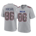 tocy B.Bills #86 Dalton Kincaid Player Gray Fashion Home Game Stitched Jerseys