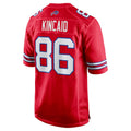 tocy B.Bills #86 Dalton Kincaid Player Red Home Game Stitched Jerseys