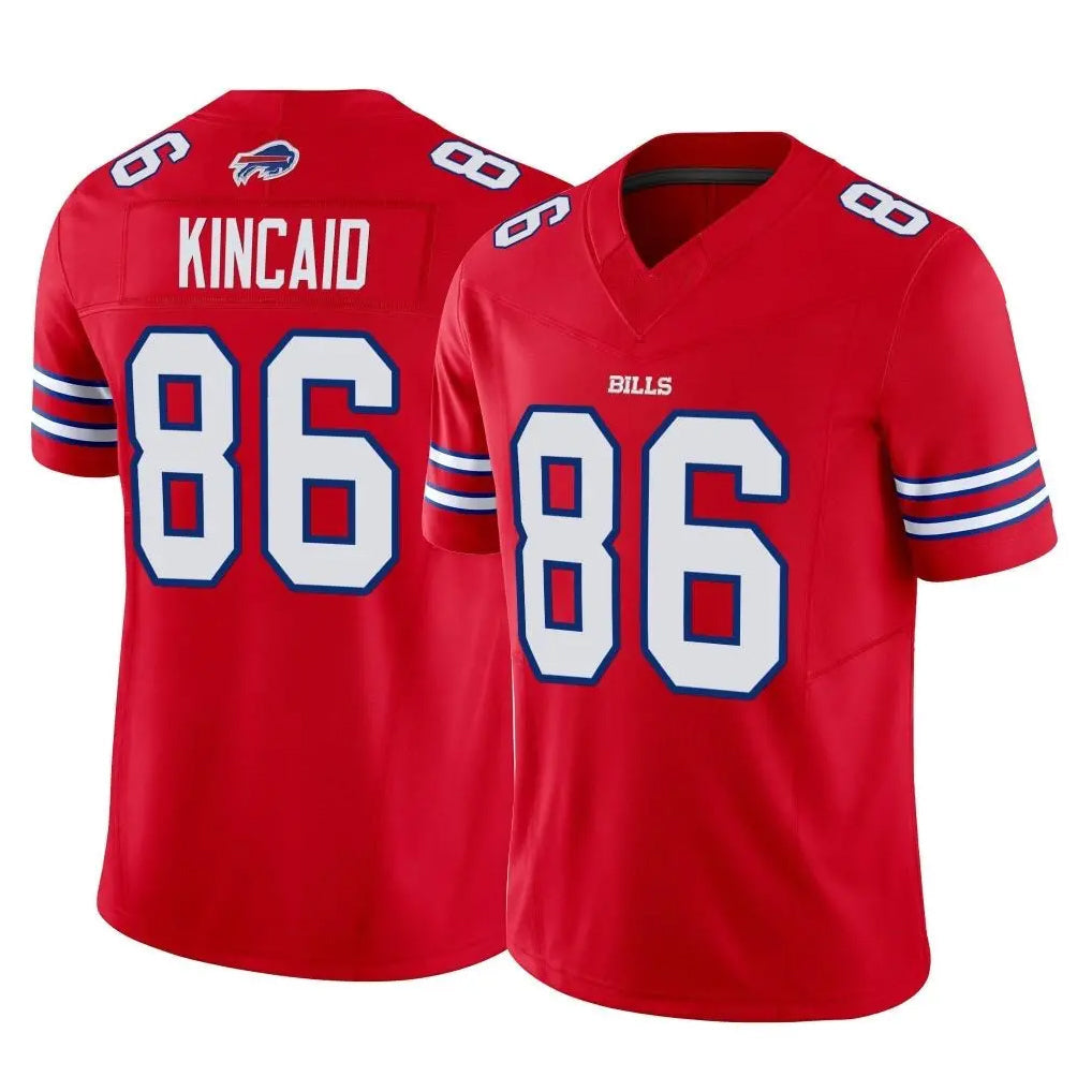 tocy B.Bills #86 Dalton Kincaid Player Red Vapor F.U.S.E. Limited Home Game Stitched Jerseys