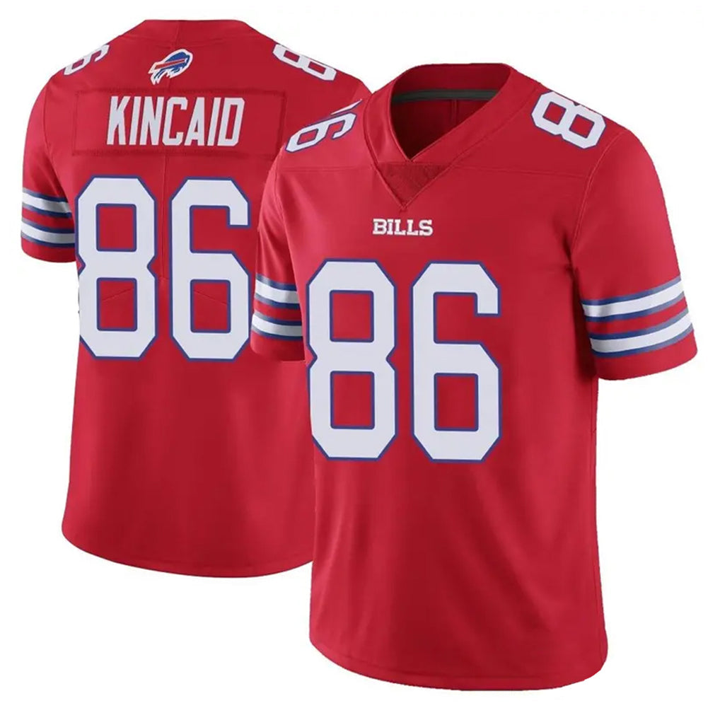 tocy B.Bills #86 Dalton Kincaid Player Red Vapor Untouchable Limited Stitched Jerseys