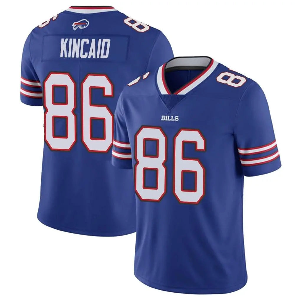 tocy B.Bills #86 Dalton Kincaid Player Royal Vapor Untouchable Limited Stitched Jerseys