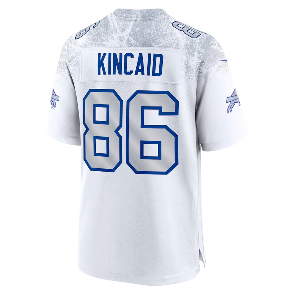 tocy B.Bills #86 Dalton Kincaid Player White Rivalries Collection Game Stitched Jerseys
