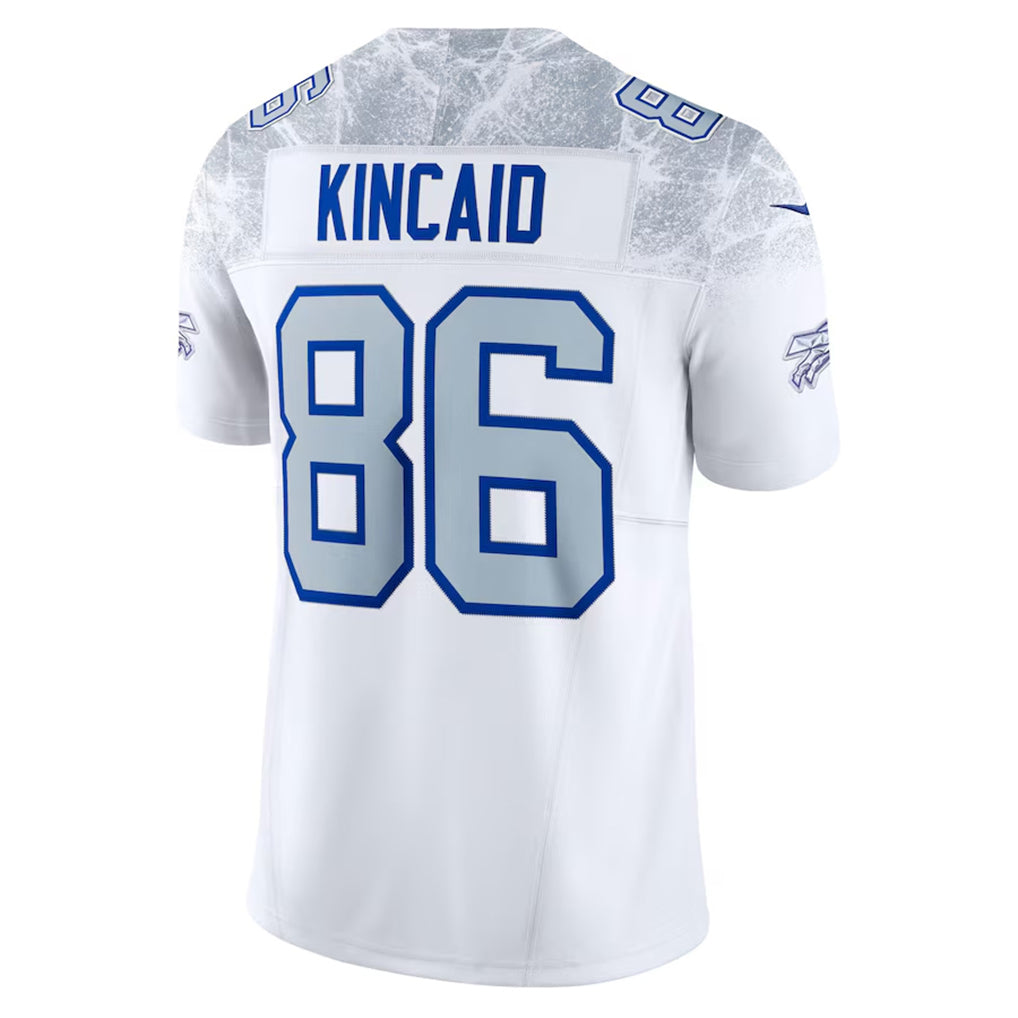 tocy B.Bills #86 Dalton Kincaid Player White Rivalries Collection Vapor Limited Stitched Jerseys