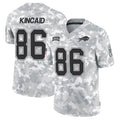 tocy B.Bills B.Bills #86 Dalton Kincaid Player Arctic Camo Salute to Service Limited Stitched Jerseys