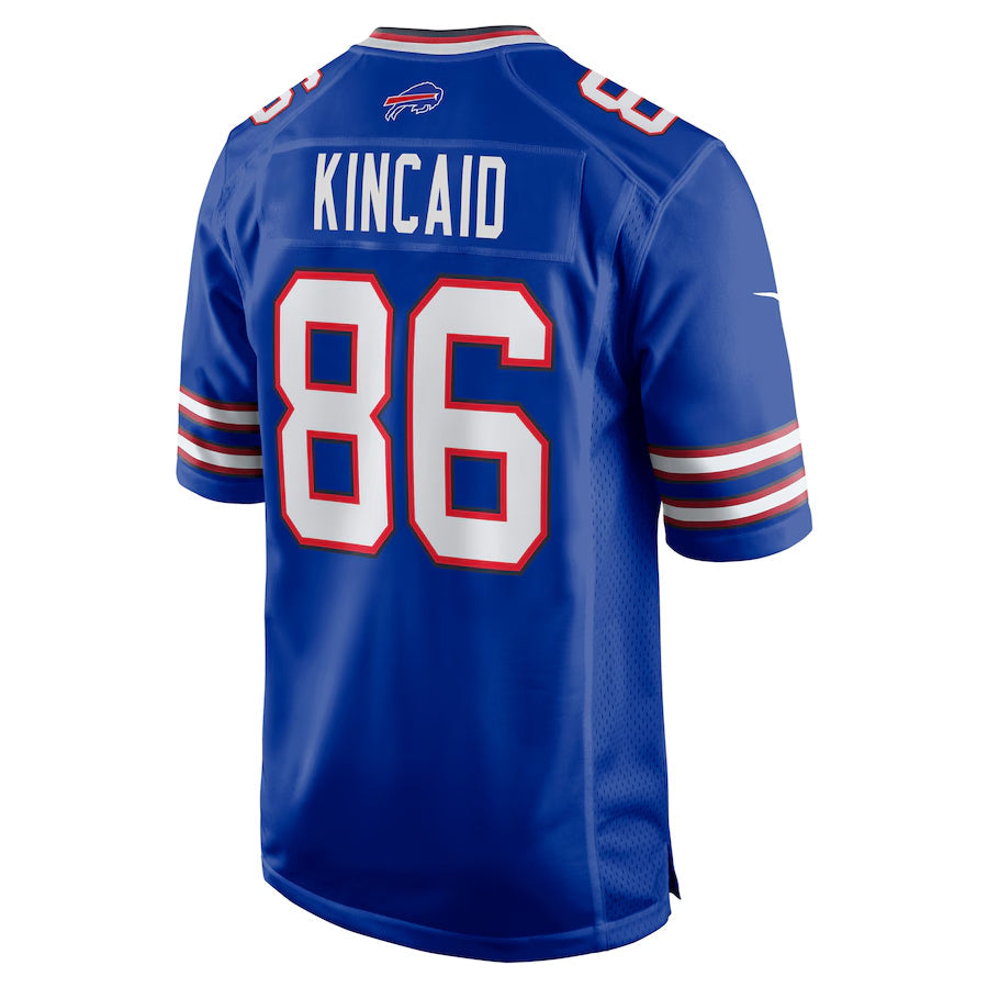 tocy B.Bills #86 Dalton Kincaid Player Royal Home Game  Stitched Jerseys