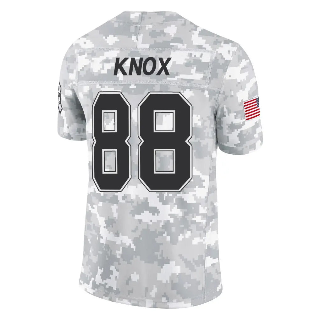 tocy B.Bills #88 Dawson Knox Player Arctic Camo Salute to Service Limited Stitched Jerseys