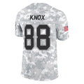 tocy B.Bills #88 Dawson Knox Player Arctic Camo Salute to Service Limited Stitched Jerseys