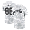 tocy B.Bills #88 Dawson Knox Player Arctic Camo Salute to Service T-Shirt Hoodies Stitched Jerseys