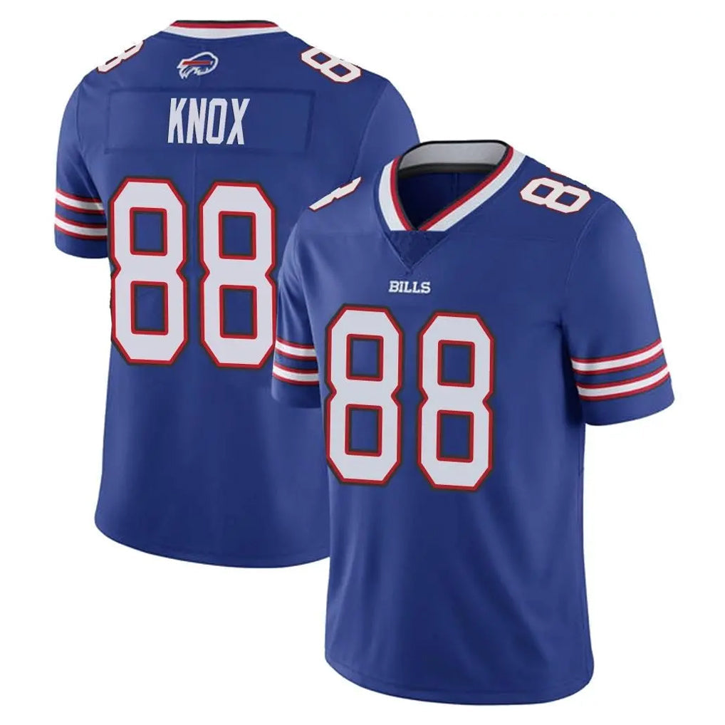 tocy B.Bills #88 Dawson Knox Player Royal Vapor Untouchable Limited Stitched Jerseys