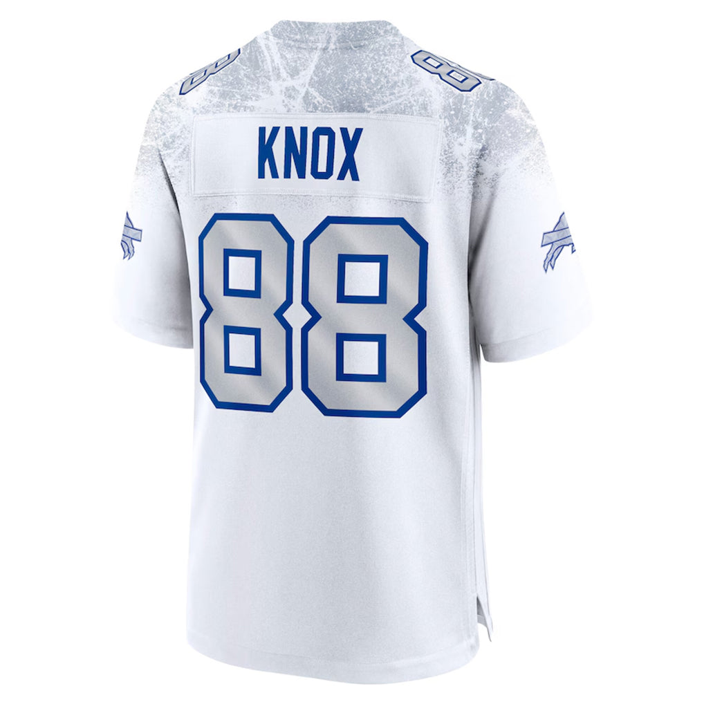 tocy B.Bills #88 Dawson Knox Player White Rivalries Collection Game Stitched Jerseys
