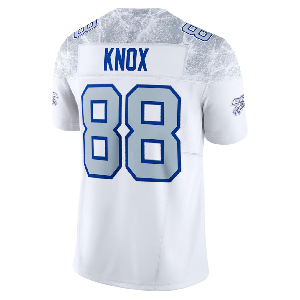 tocy B.Bills #88 Dawson Knox Player White Rivalries Collection Vapor Limited Stitched Jerseys