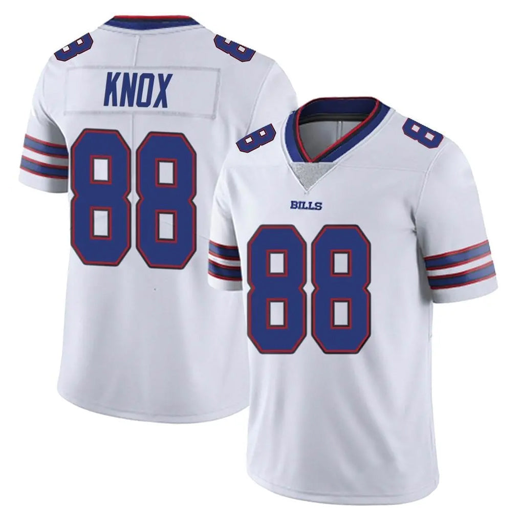 tocy B.Bills #88 Dawson Knox Player White Vapor Untouchable Limited Stitched Jerseys