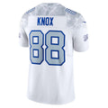 tocy B.Bills #88 Dawson Knox White 2025 Rivalries Collection Limited Stitched Jerseys