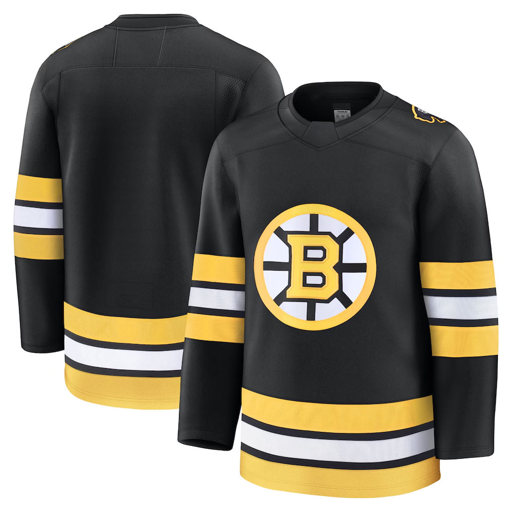Tocy B.Bruins Black Home Premium Stitched Jerseys