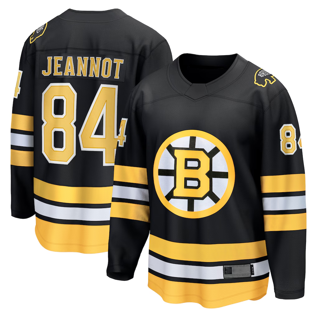 Tocy B.Bruins #84 Tanner Jeannot Black Home Breakaway Player Stitched Jerseys