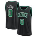 tocy B.Celtics #0 Jayson Tatum  Black Fast Break Replica Player Jerseys - Statement Edition